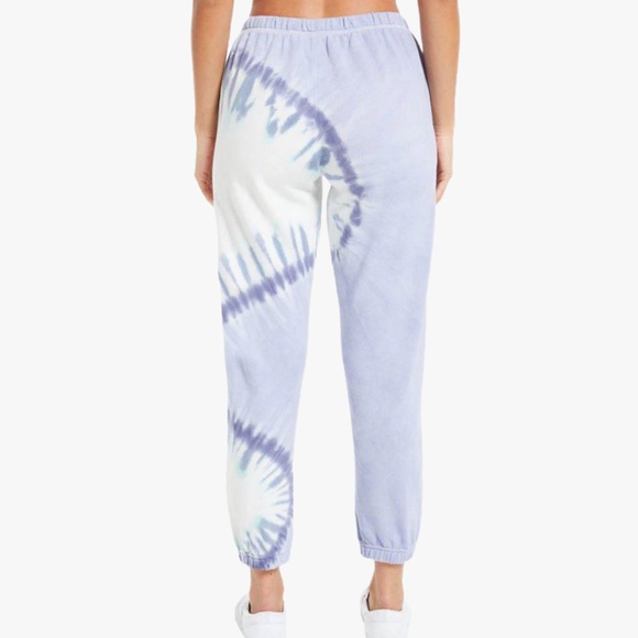 Z Supply XS blue & white tie-dye joggers - Picture 2 of 5